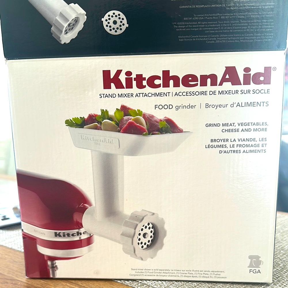 KitchenAid White Kitchen Tool Grinder Attachment